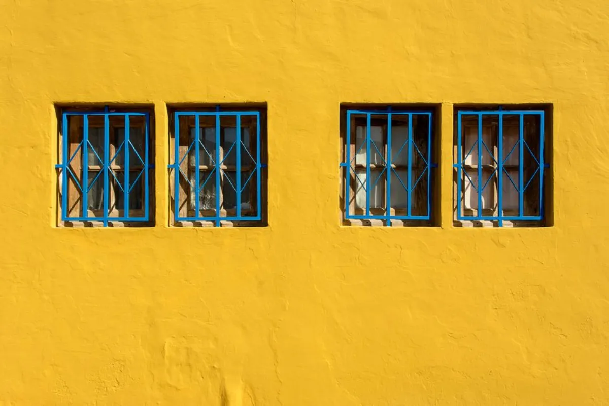 yellow wall